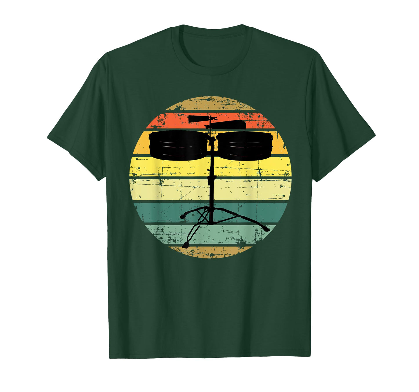 Timbales Percussion Vintage Retro Music Lover T-Shirt