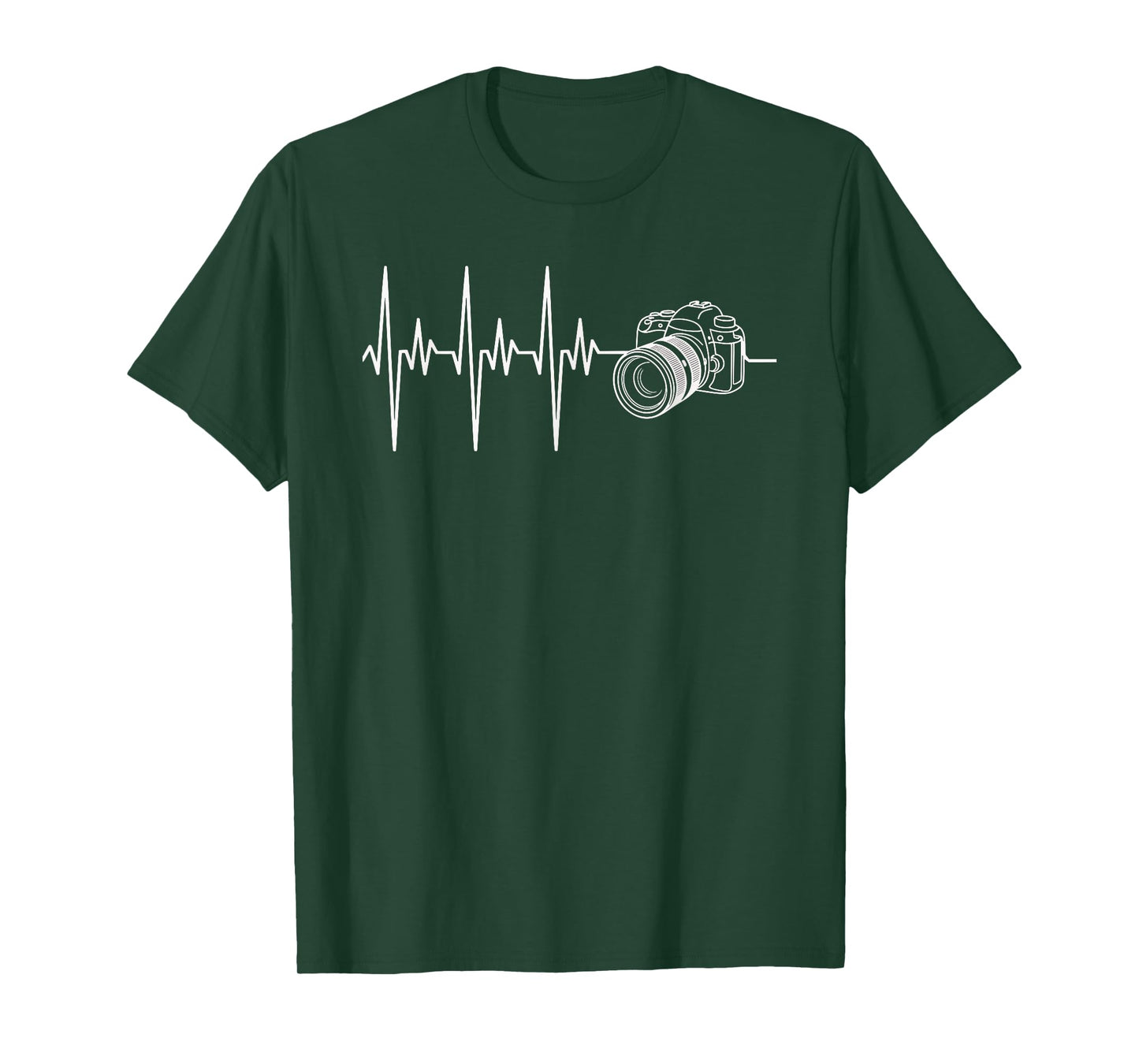 Heartbeat Photo Camera Art Tee Photographer Photography T-Shirt
