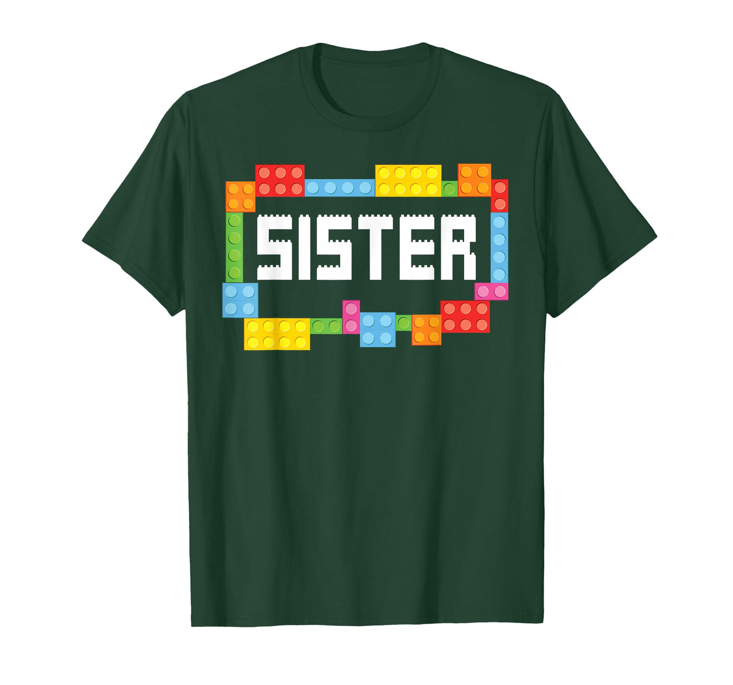 Master builder Sister Bricks Blocks Building Family Set T-Shirt