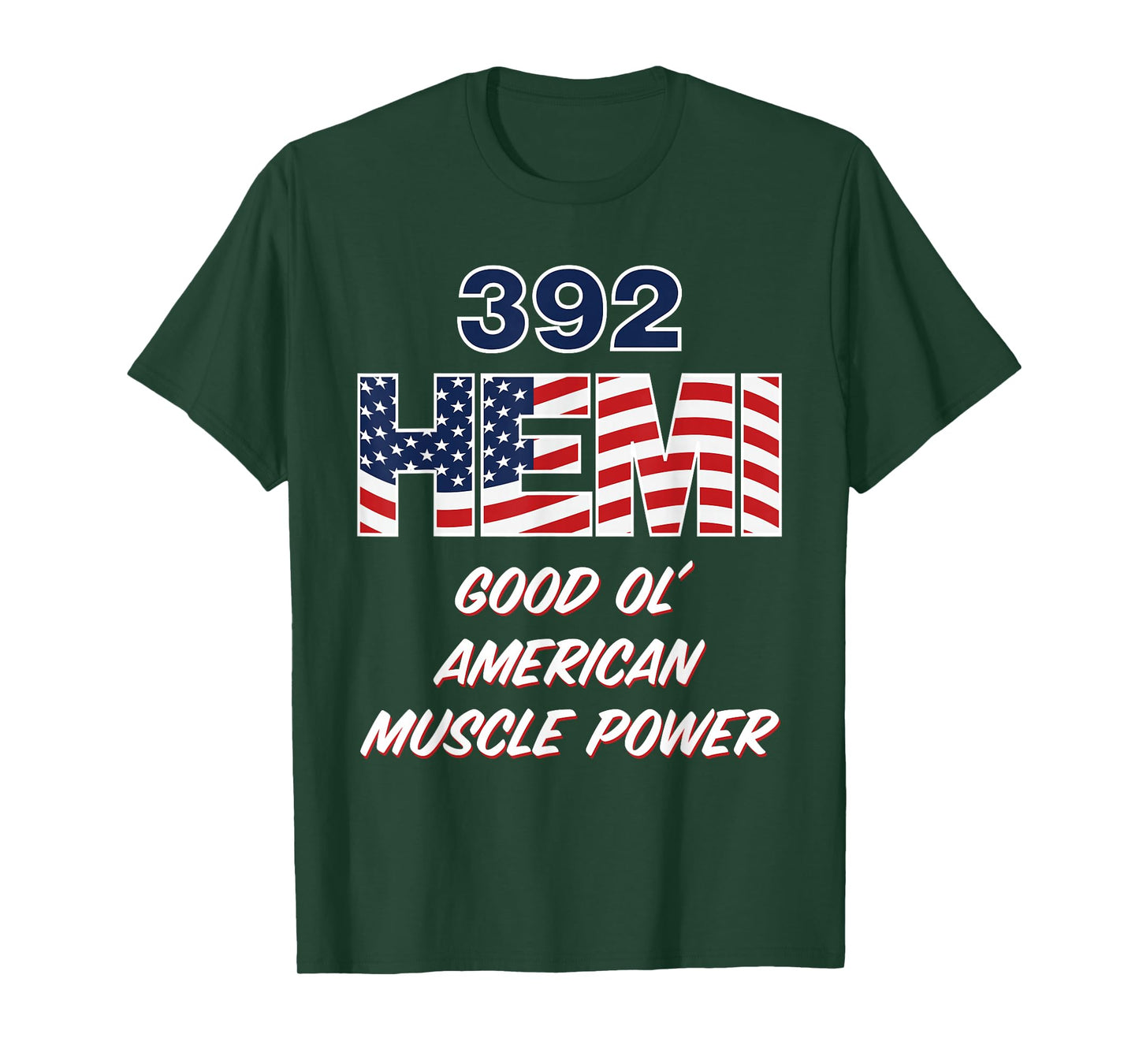 392 HEMI with USA flag design. Patriotic car design T-Shirt