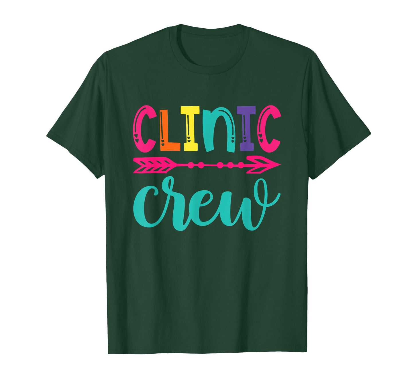 Clinic Crew Nurse Appreciation Essential Worker School Nurse T-Shirt