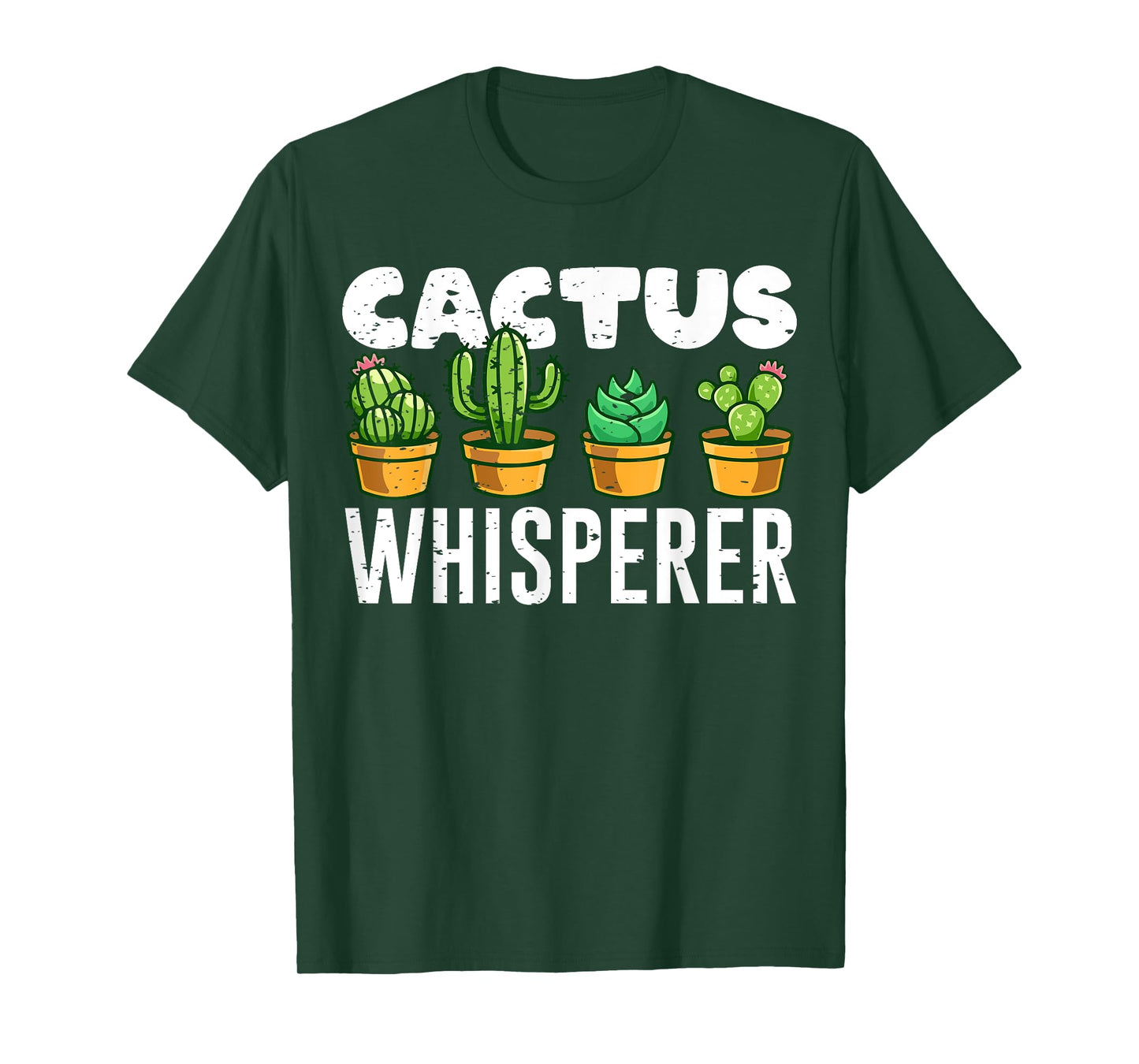 Cute Cactus Whisperer Funny Botany Succulents Lovers Outfit T-Shirt
