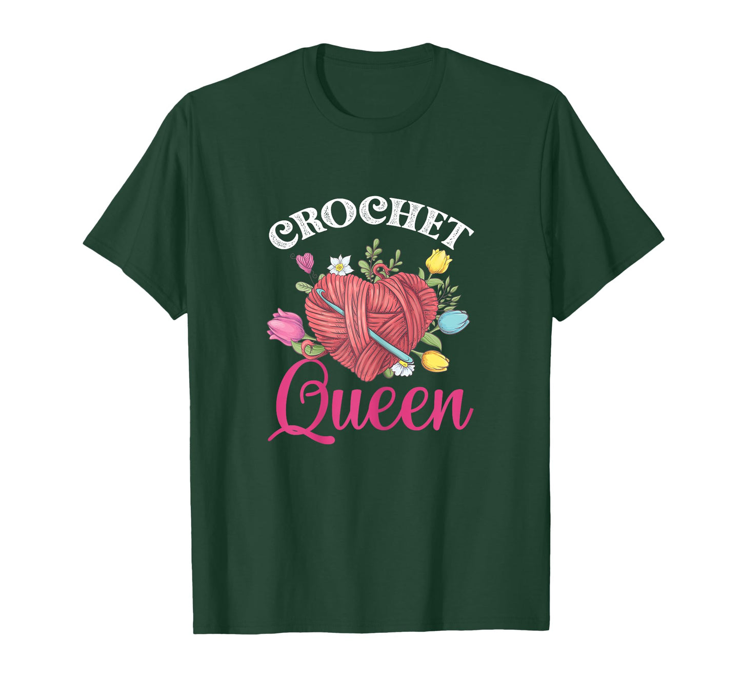 Crochet Queen Crochet Lover Crocheters T-Shirt