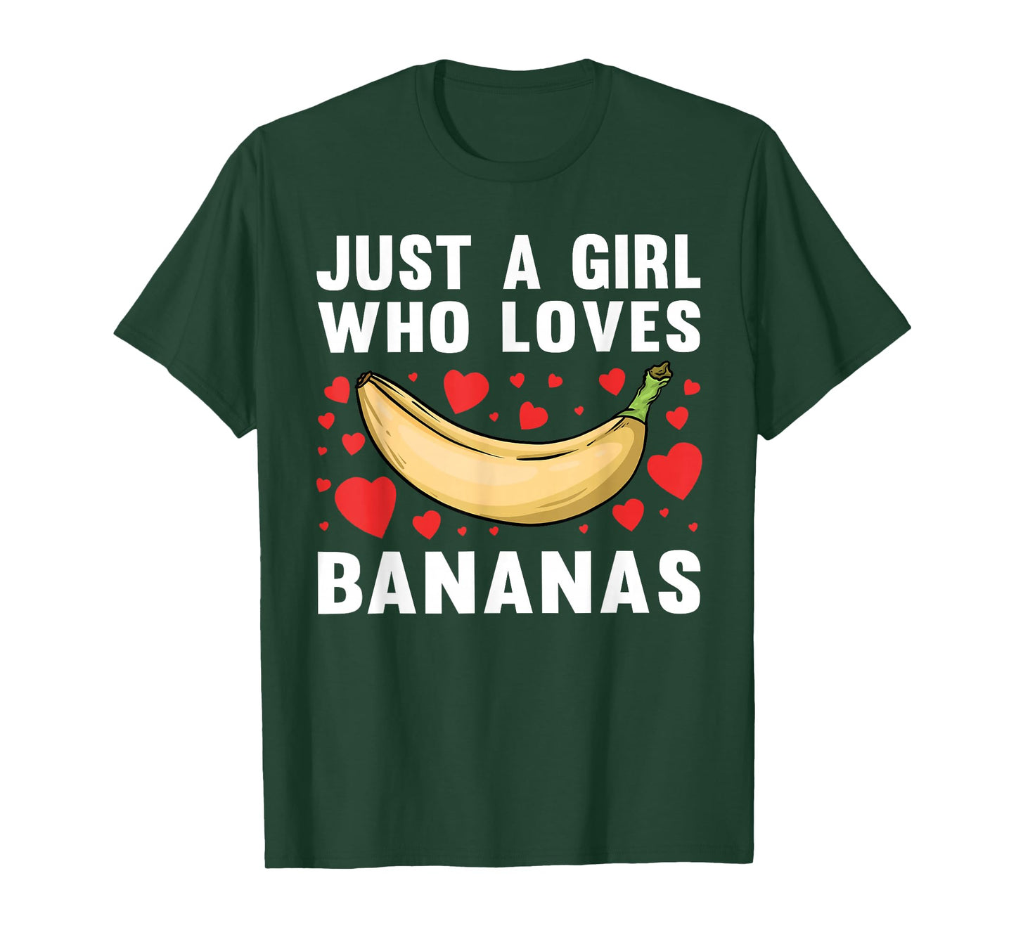 Cute Banana Design for Girls Women Kids Fruit Banana Lovers T-Shirt