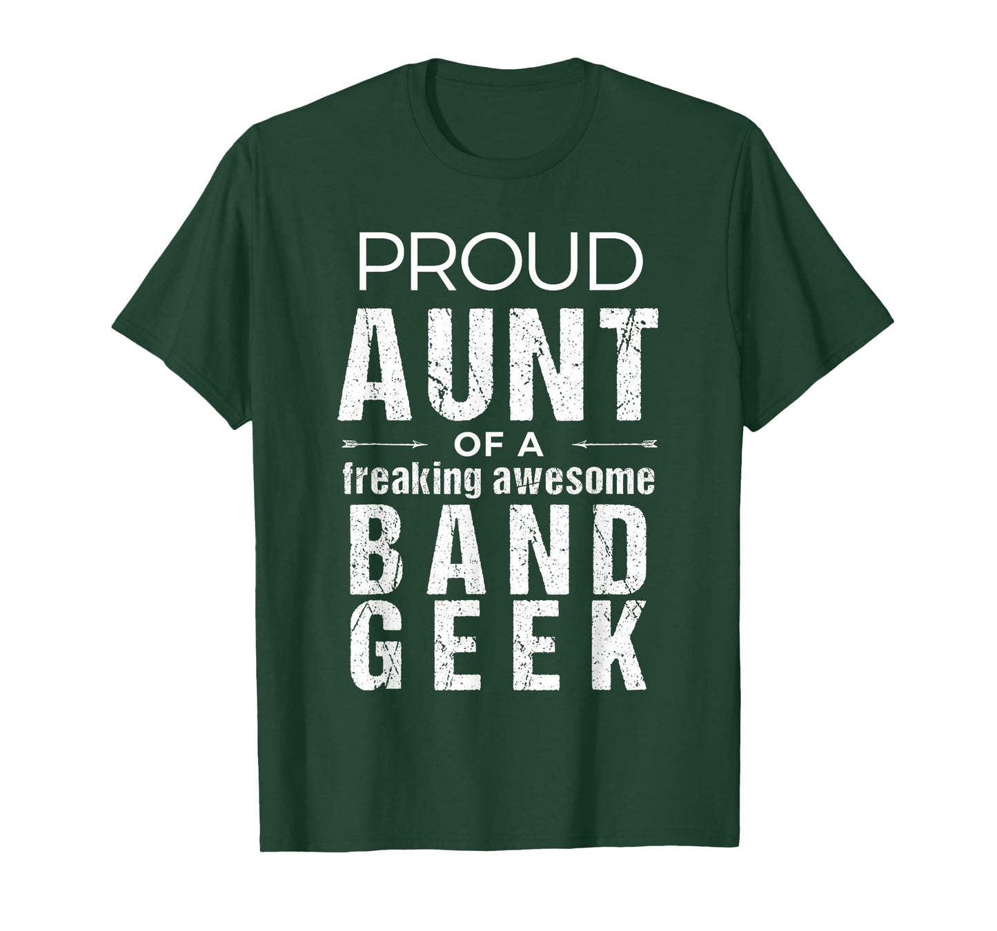 Funny Marching Band Aunt Tshirt - Aunt Shirt of Band Geek T-Shirt