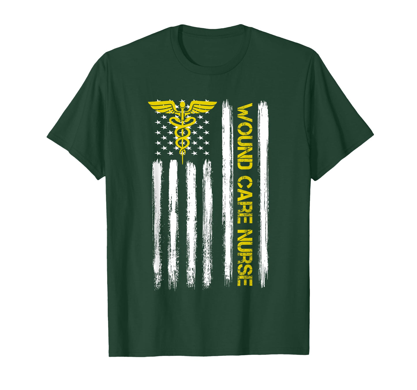American Flag Wound Care Nurse | Nursing Department Wound T-Shirt