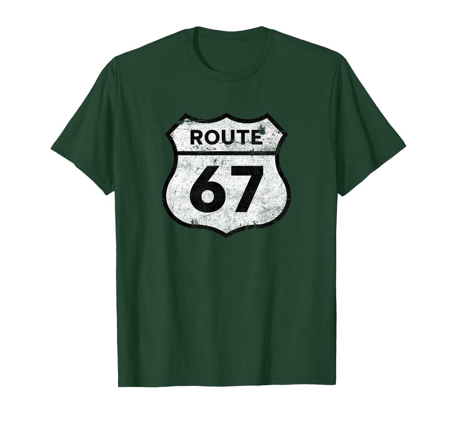 Six Seven Funny Route 67 Road Sign 6 7 Meme Men Women Kids T-Shirt