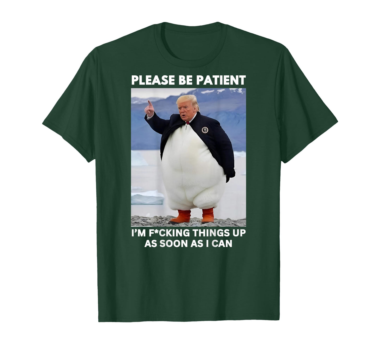 Penguins Against Tariffs Anti-Trump Protest Hands Off 2025 T-Shirt