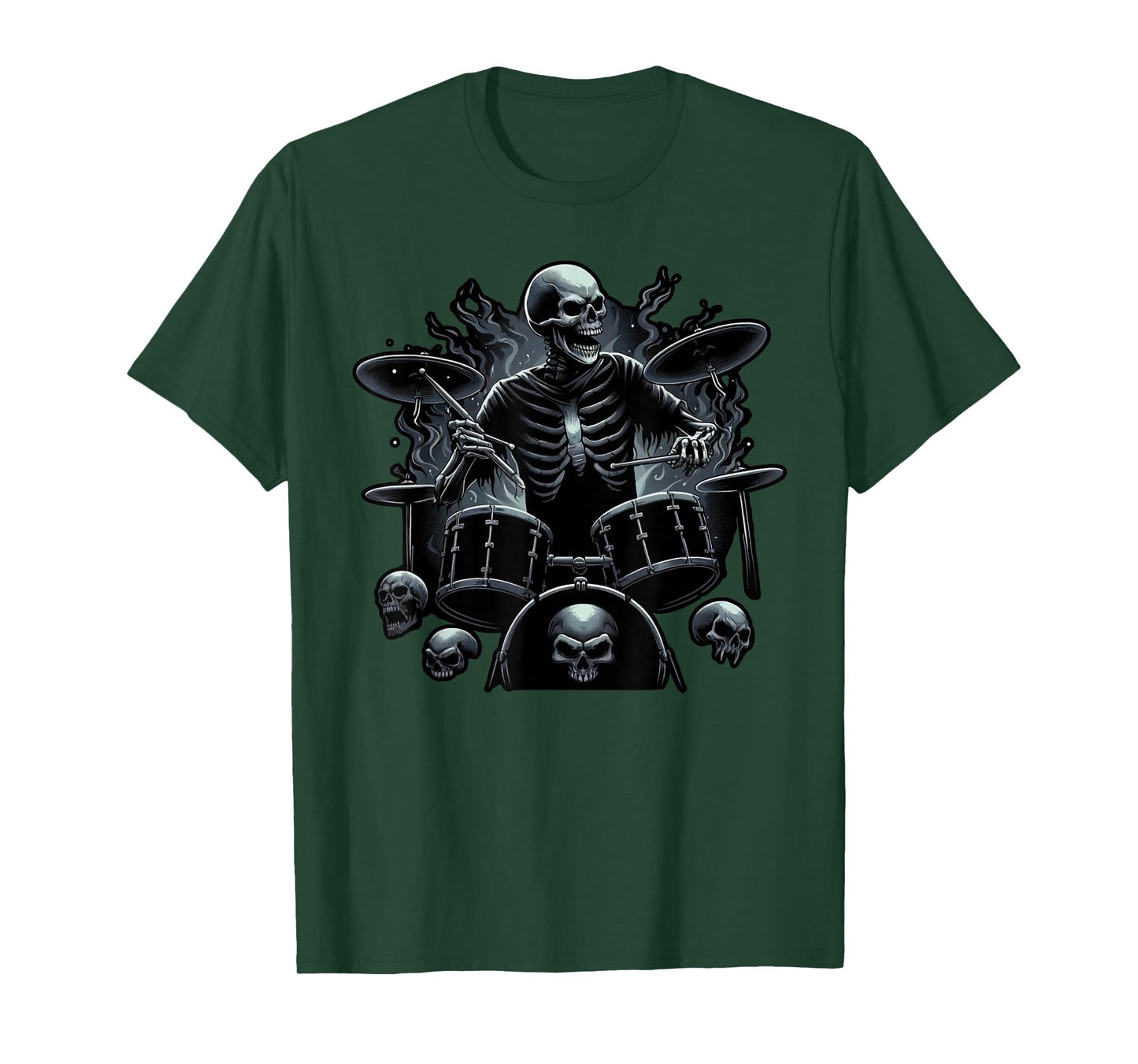 Playing Drums Skeleton Lover For Drummers T-Shirt