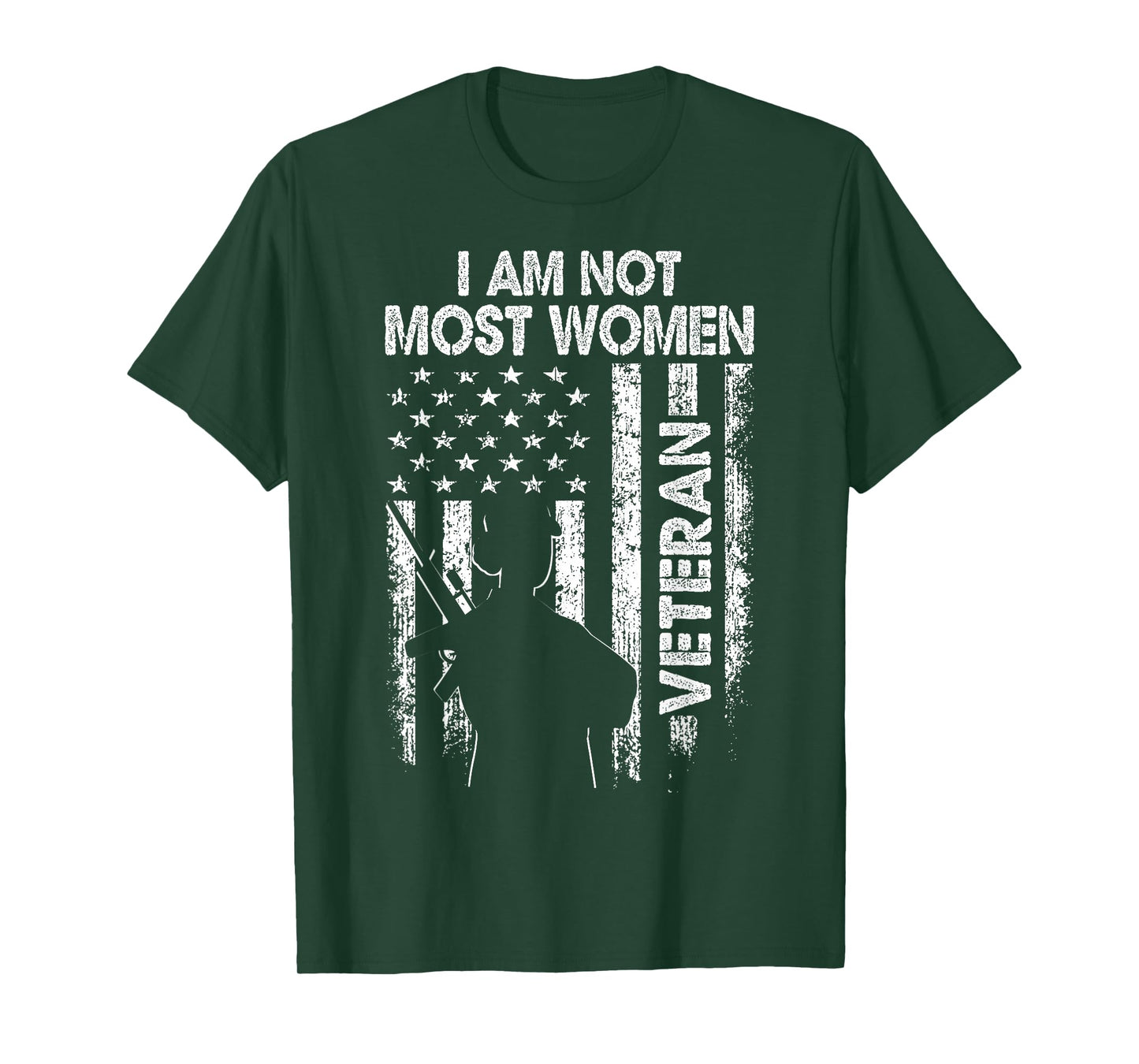 I Am Not Most Women Veteran Shirt Soldier Wife Mom Mother T-Shirt