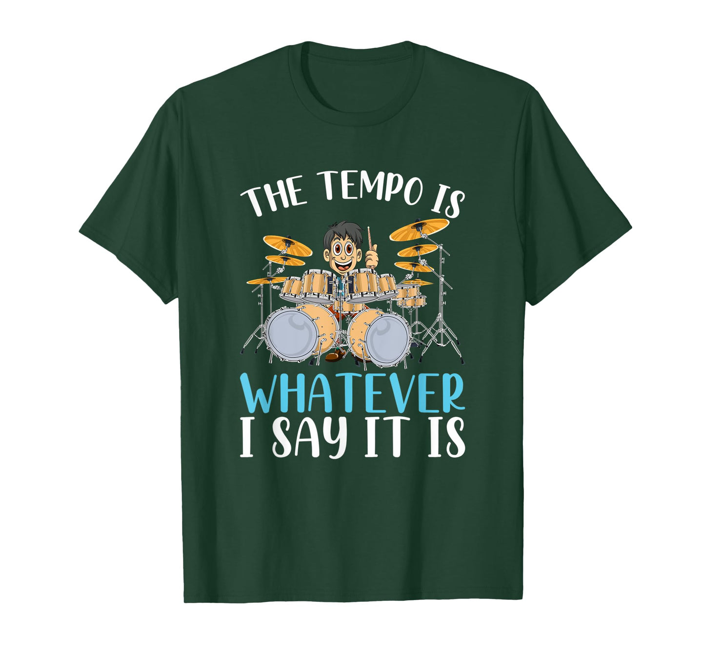 Funny Drummer Kids Gift Percussion Musical Instrument Drums T-Shirt