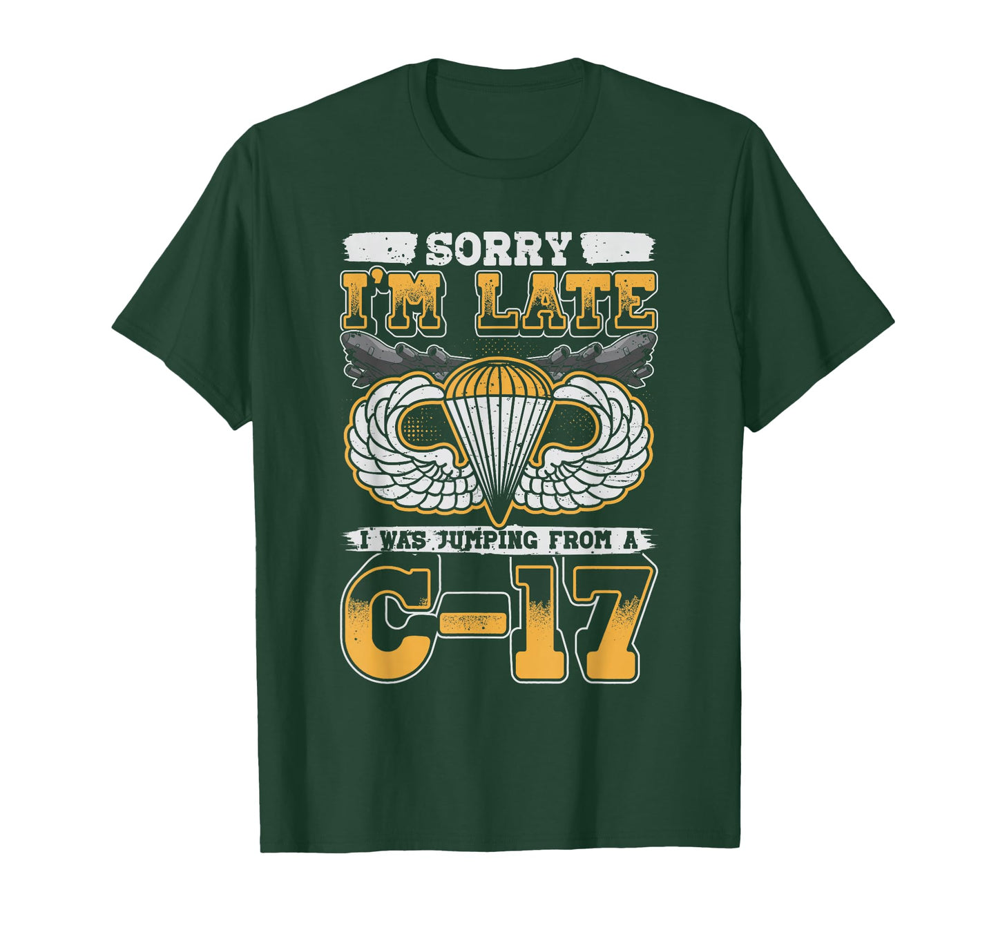 Airborne Division Paratrooper C-17 T-Shirt