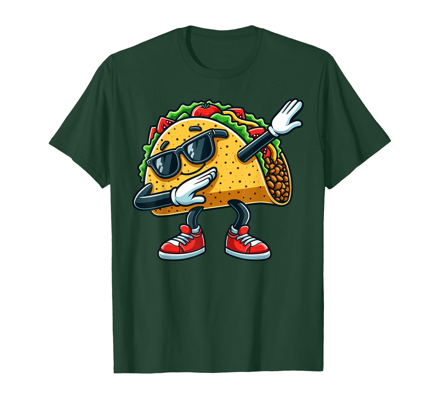 Dabbing Taco Cinco de Mayo - Funny Mexican Food Dab T-Shirt