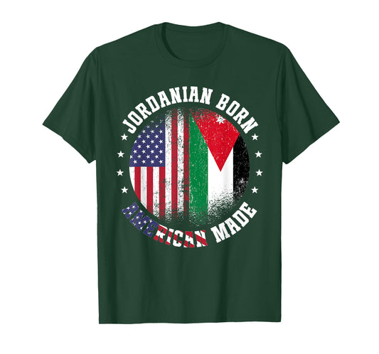 Jordanian Flag American US Flag Outfit for Jordan T-Shirt