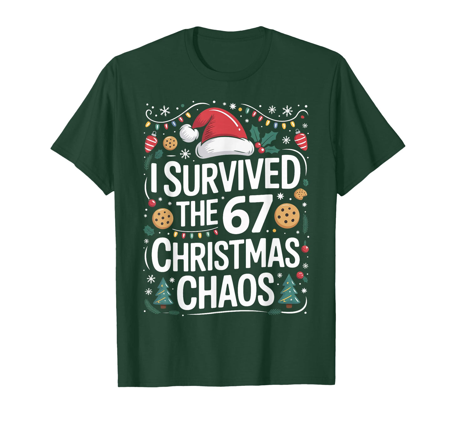 Students Saying 6-7 Funny Six Seven Teacher Christmas Humor T-Shirt