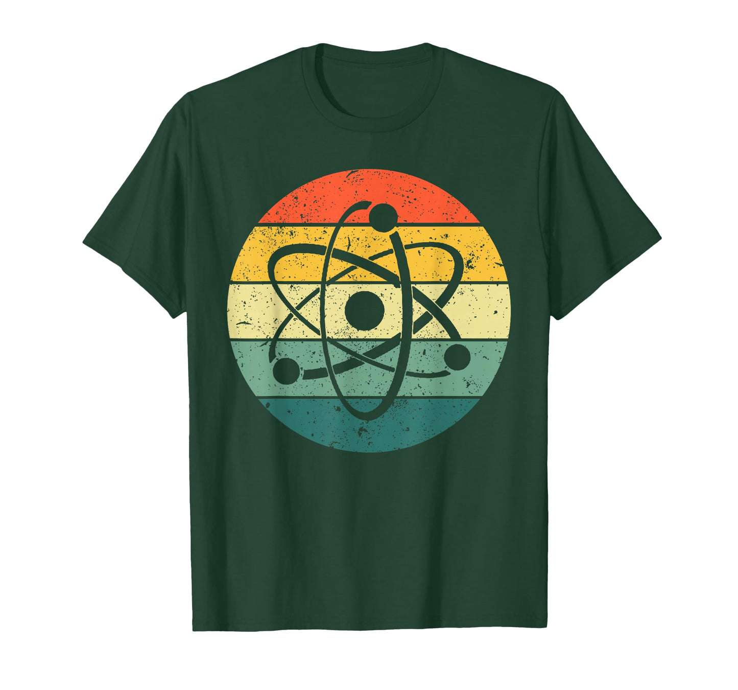 Cool Atom Art Men Women Biology Physics Chemistry Teacher T-Shirt