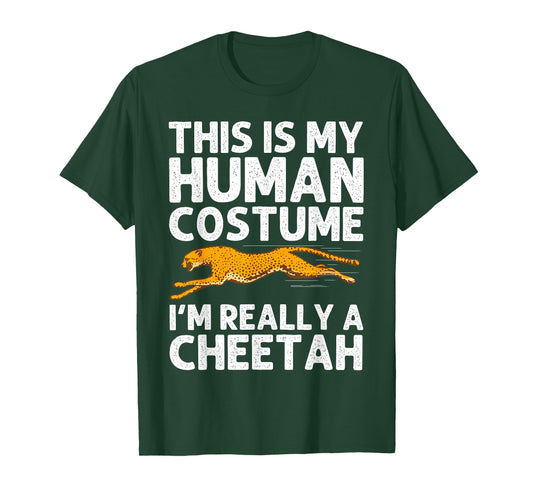 Cool Cheetah Art for Men Women Kid Zoo Animal Safari Cheetah T-Shirt