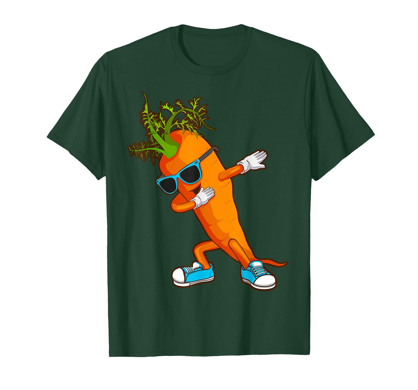Funny Dabbing Carrot Gift | Cute Vegetable Lover Men Women T-Shirt