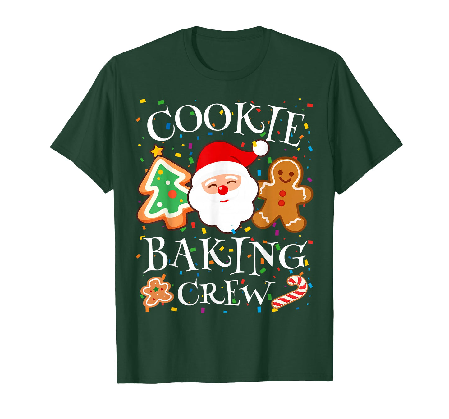 Christmas Cookie Baking Crew Cookie Crew Family Kids Pajamas T-Shirt