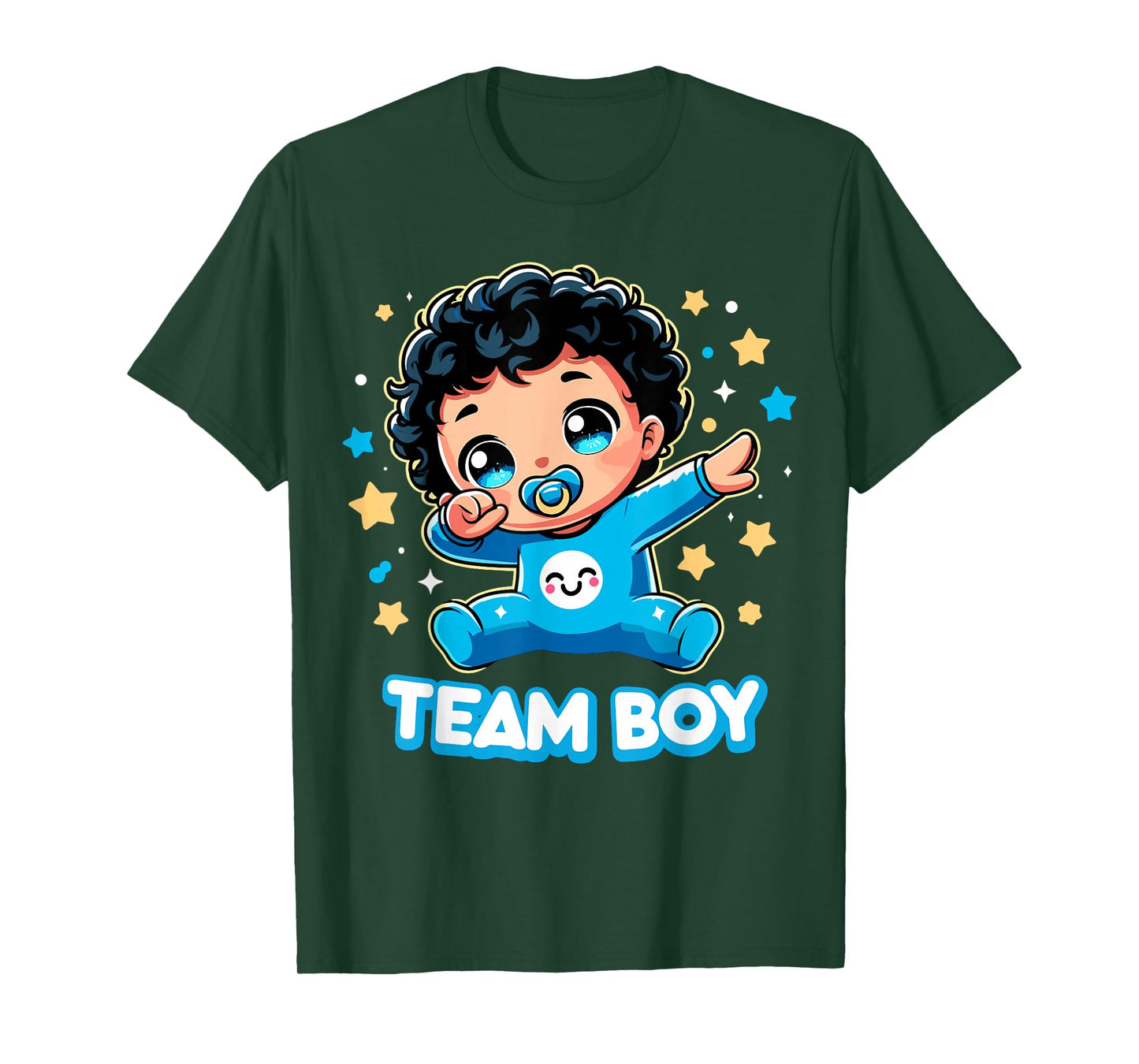 Team Boy Baby Gender Reveal Party Announcement T-Shirt