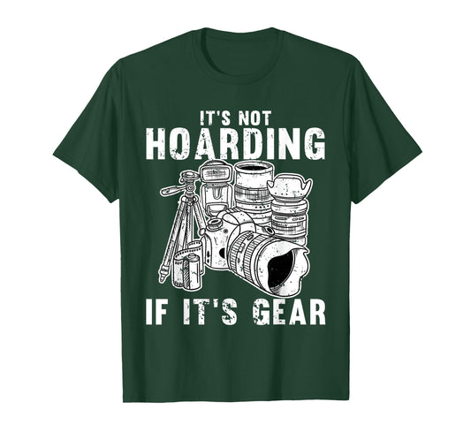 Cool Photography For Men Women Photographer Camera Gear Lens T-Shirt