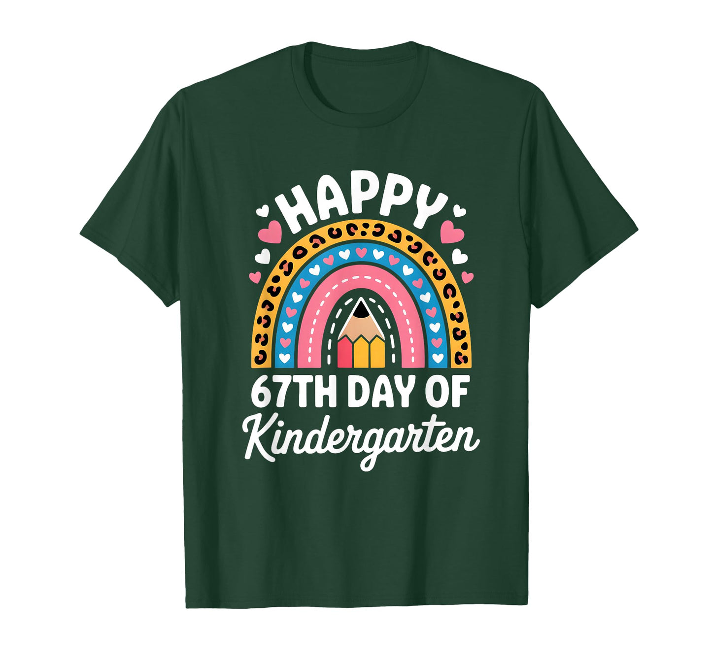 Happy 67th Day of Kindergarten 67 Meme 6 7 Funny Six Seven T-Shirt
