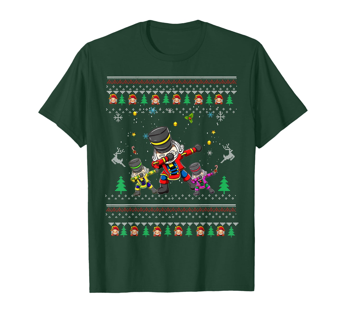 Ugly Dabbing Nutcracker Christmas Costume Nutcracker Kids T-Shirt