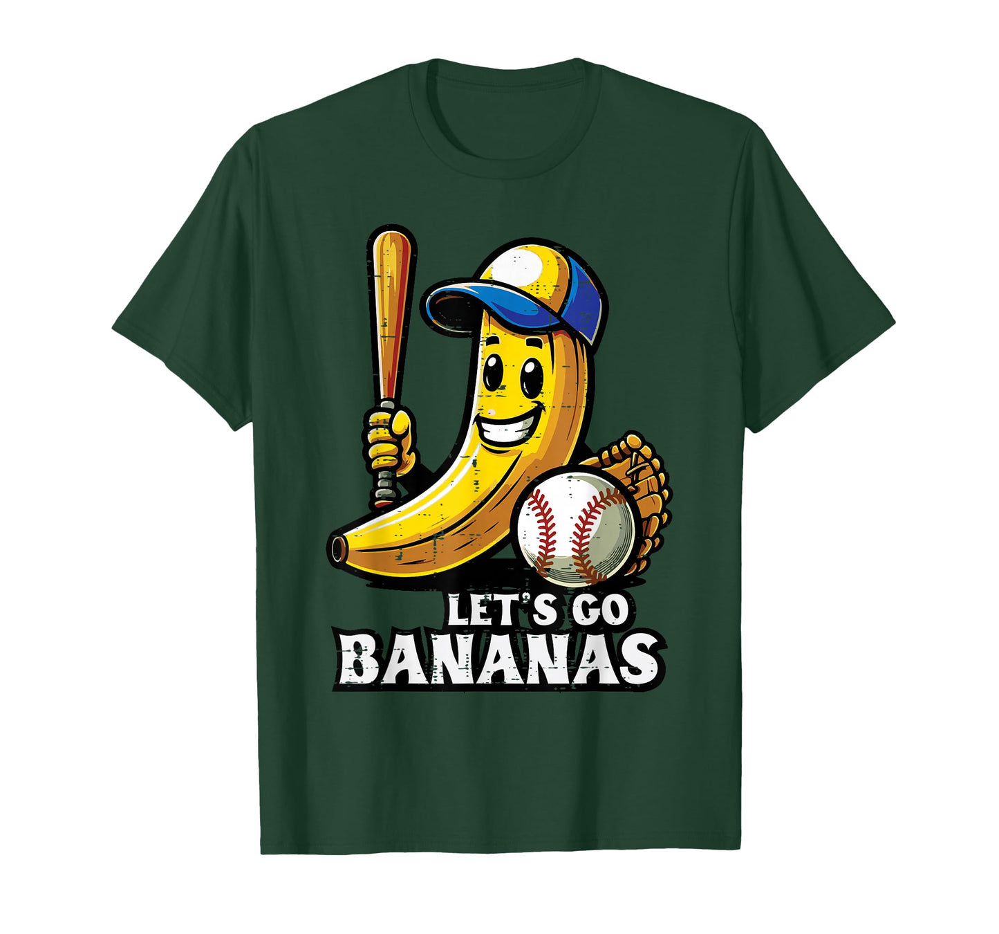 Lets Go Banana Fruit Men Boys Kids T-Shirt