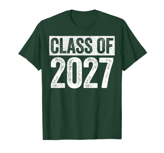 Class of 2027 Shirt Senior 2027 Graduation T-Shirt