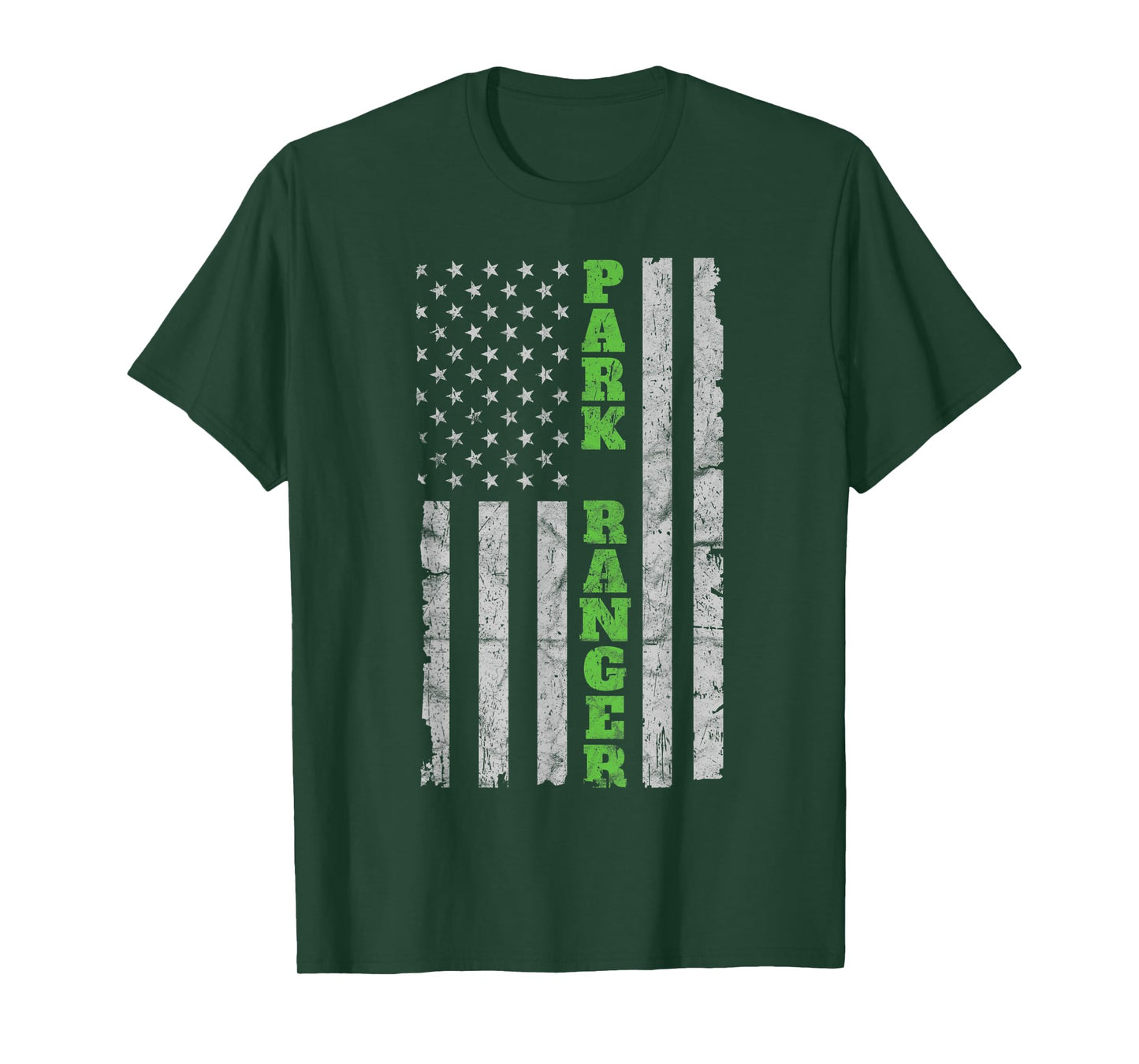 USA Park Ranger - American Flag T-Shirt