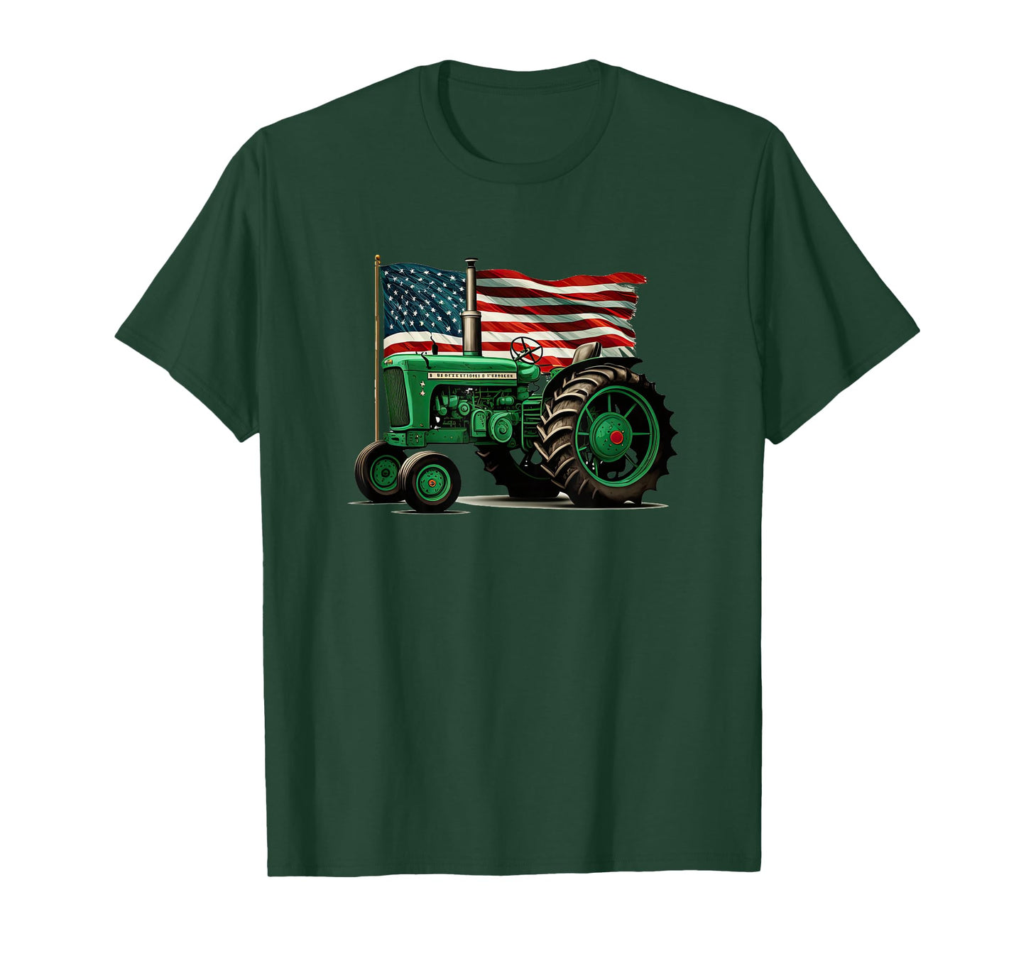 Agriculture Farm Tractor USA Flag tractor American farm USA T-Shirt
