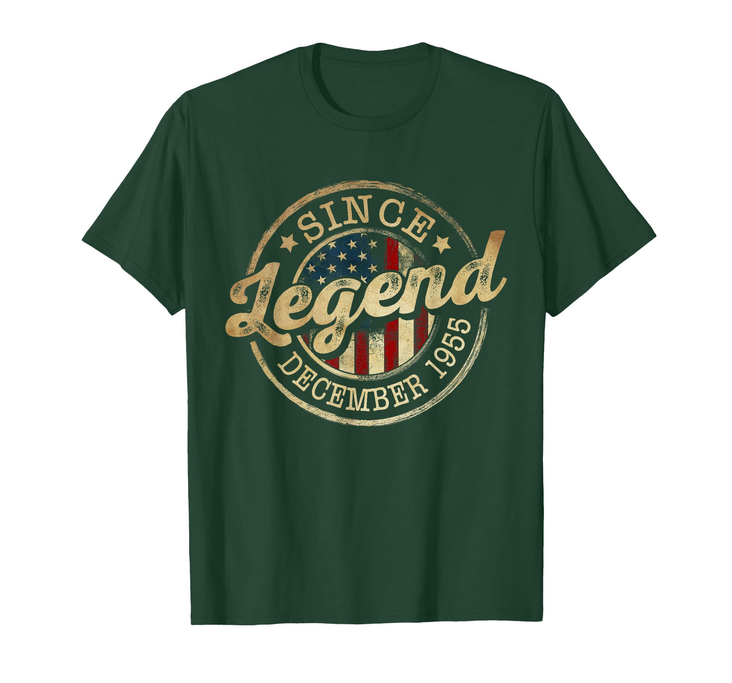 Legend Since December 1955 Vintage 70th Birthday T-Shirt