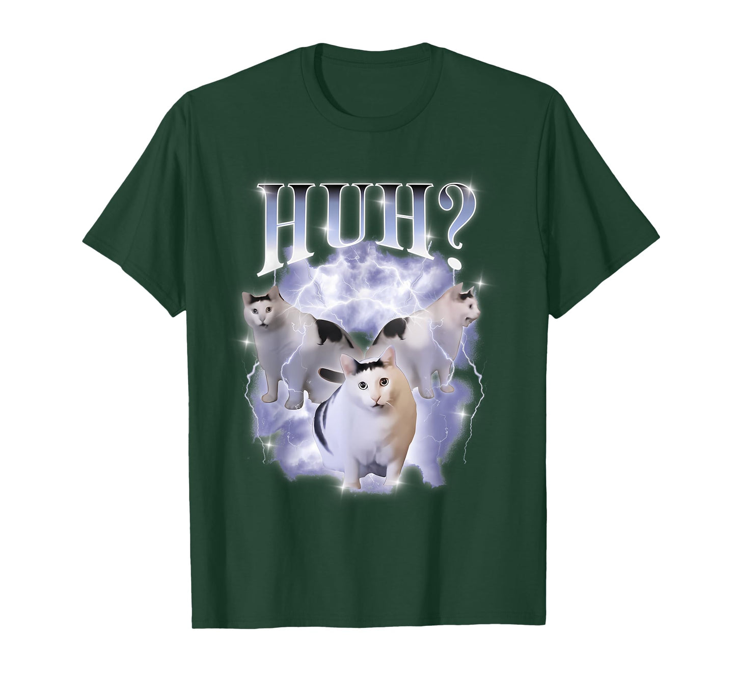 Huh Cat Chonky Ben Meme Bootleg Rap 90s Vintage Graphic T-Shirt