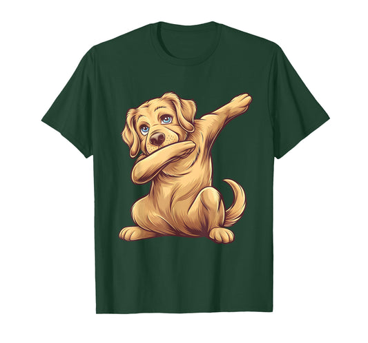 Cool Dabbing Dog Dance Design for Dog Lovers and Kids T-Shirt
