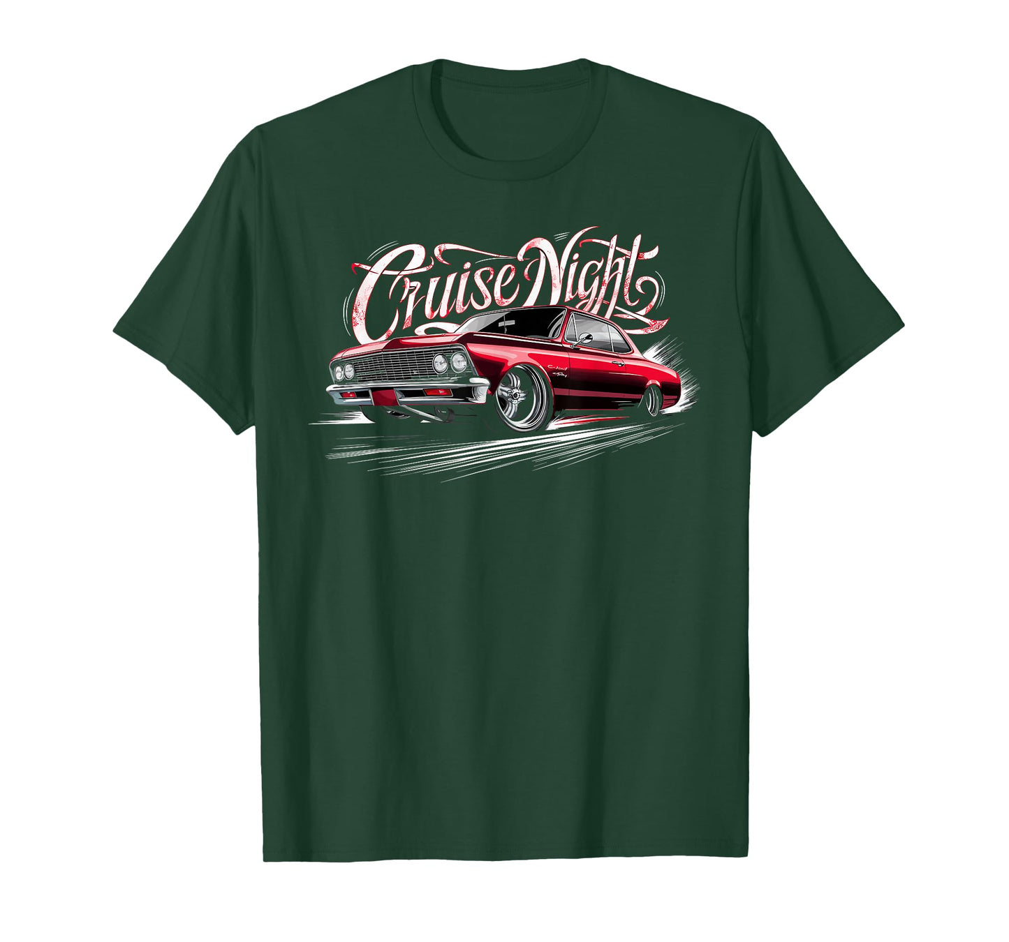 Cruise Night Low Rider Cholo Mexican Cali Car Men and Women T-Shirt