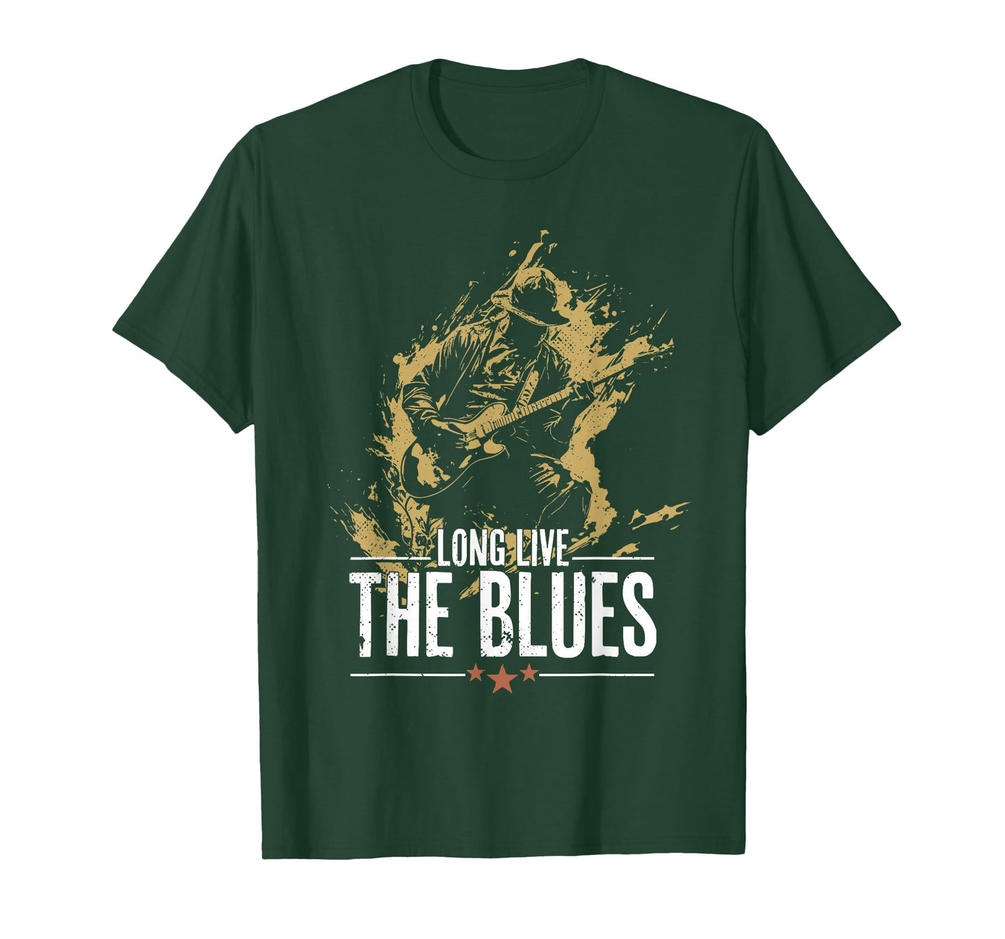 Blues Music Guitar for Guitarist Vintage T-Shirt