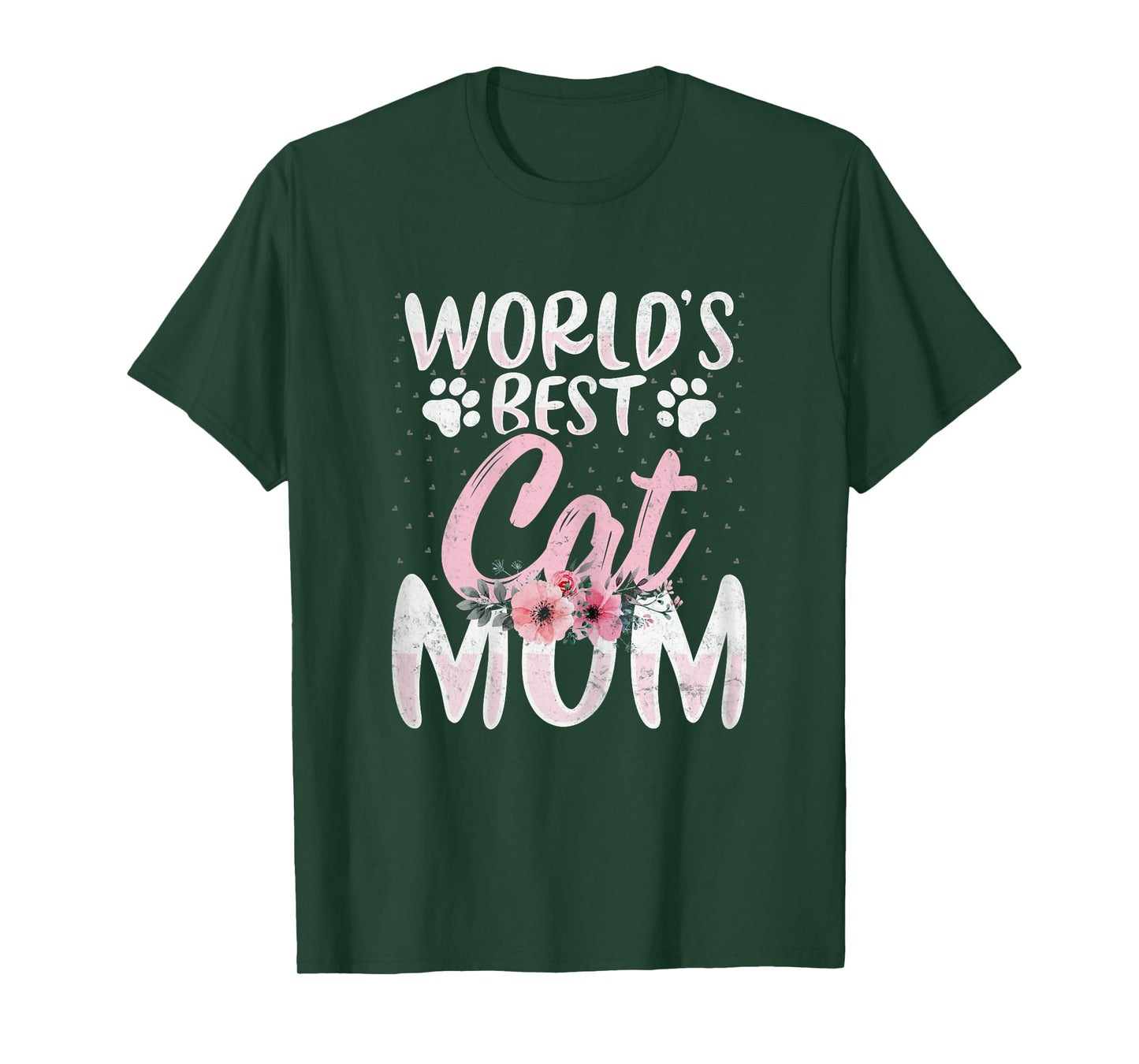 World’s Best Cat Mom - Cat Lover Mom Funny Mother's Day T-Shirt