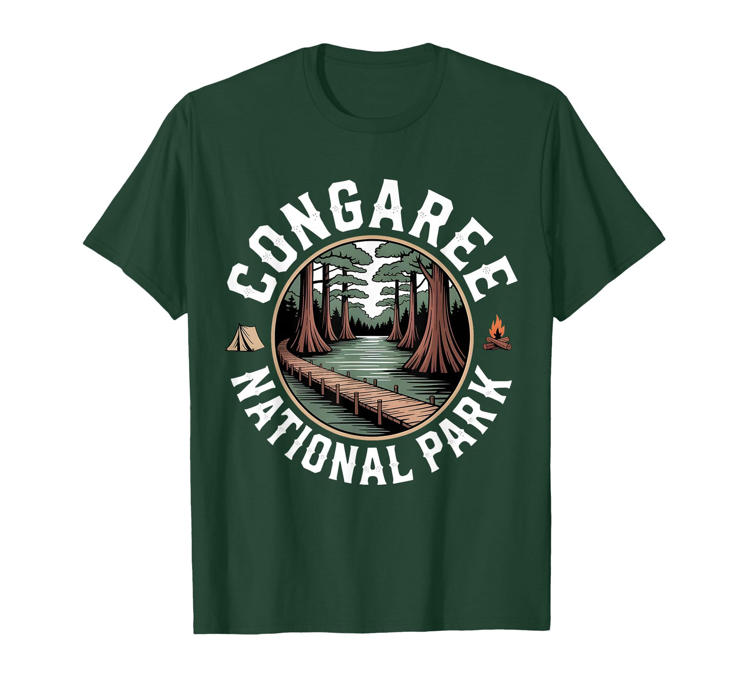 Congaree National Park Hiking Adventure Forest Men Women Kid T-Shirt