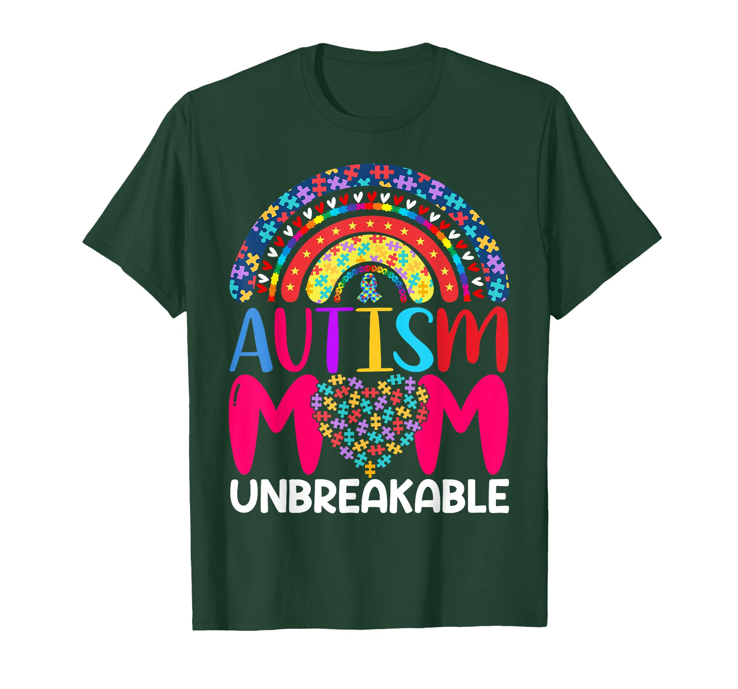 Autism Mom Unbreakable T-Shirt, Black