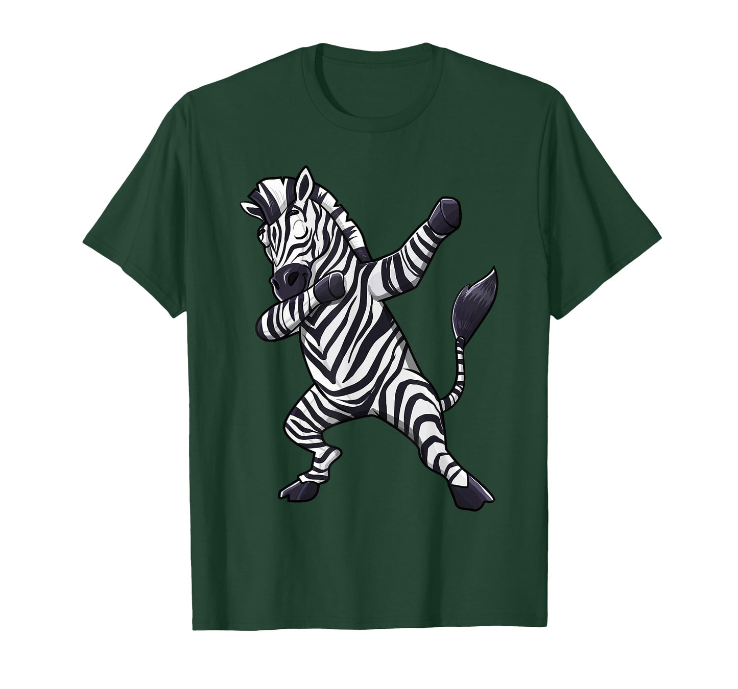 Dabbing Zebra African Zookeeper Animal Lover Men Women Kids T-Shirt