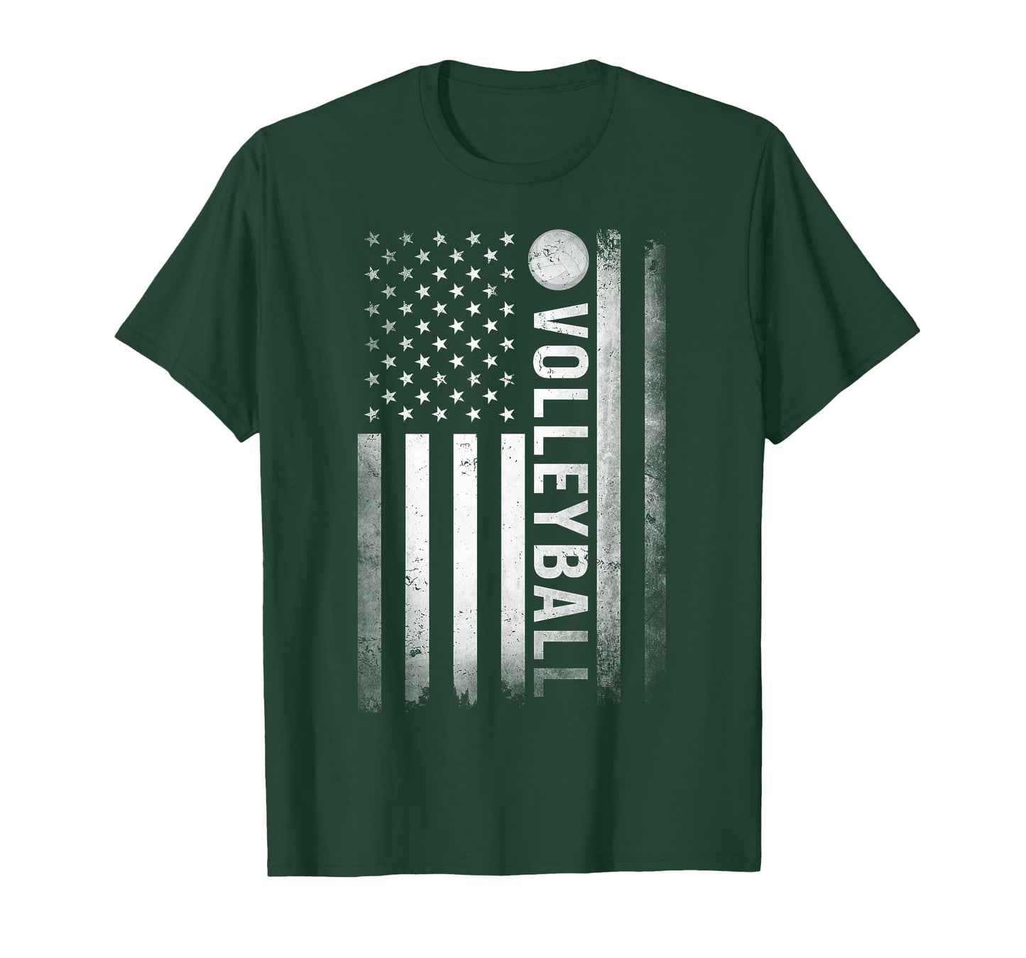 US Volleyball Practice USA Flag American Women Men T-Shirt