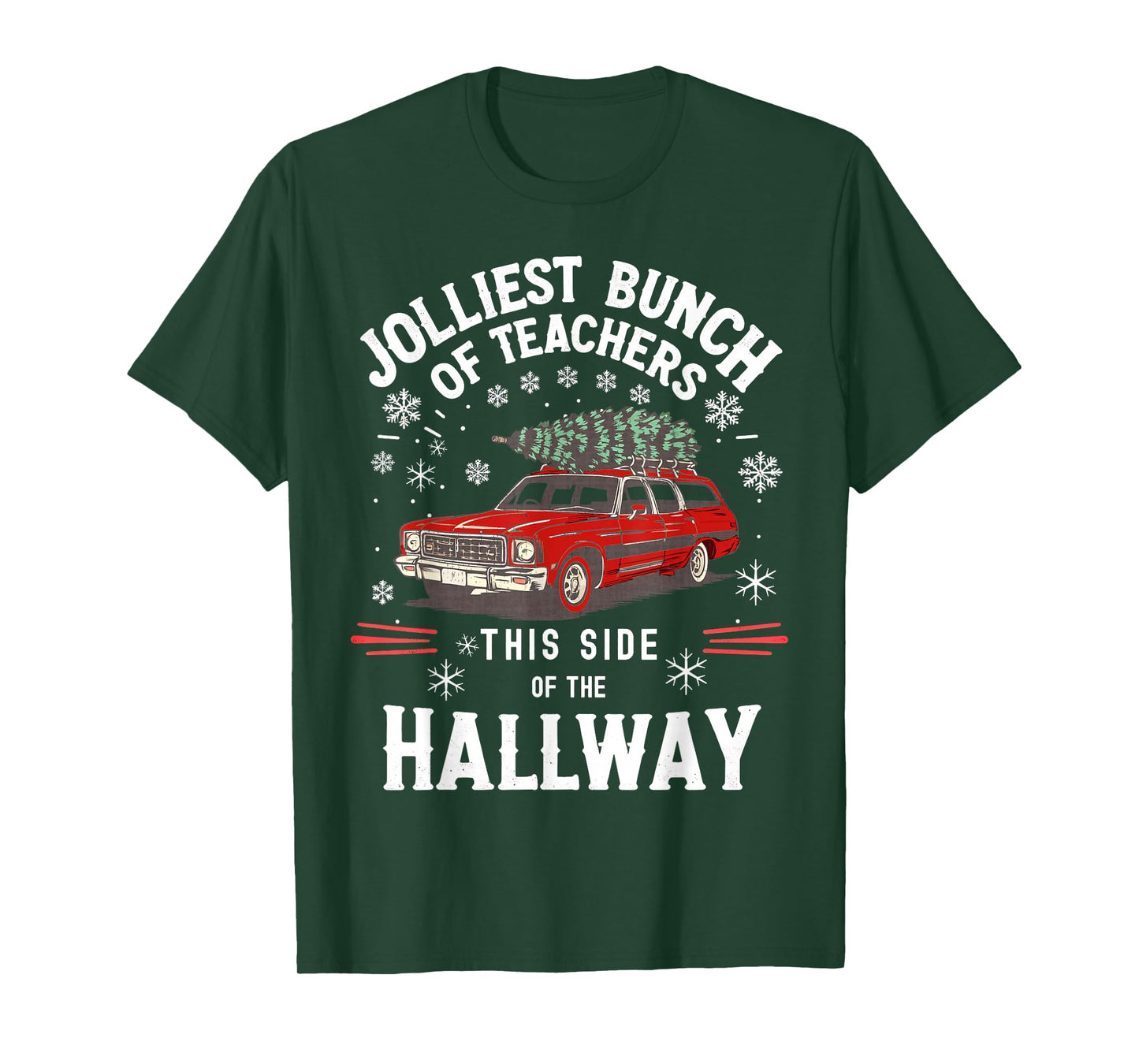 Jolliest Bunch of Teachers This Side of The Hallway Xmas Men T-Shirt