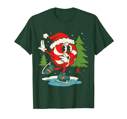 Christmas Peppermint Candy Cane Kids Boy Girl Funny Xmas Pjs T-Shirt