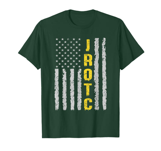 JROTC United States ROTC Junior Cadet JROTC American Flag T-Shirt