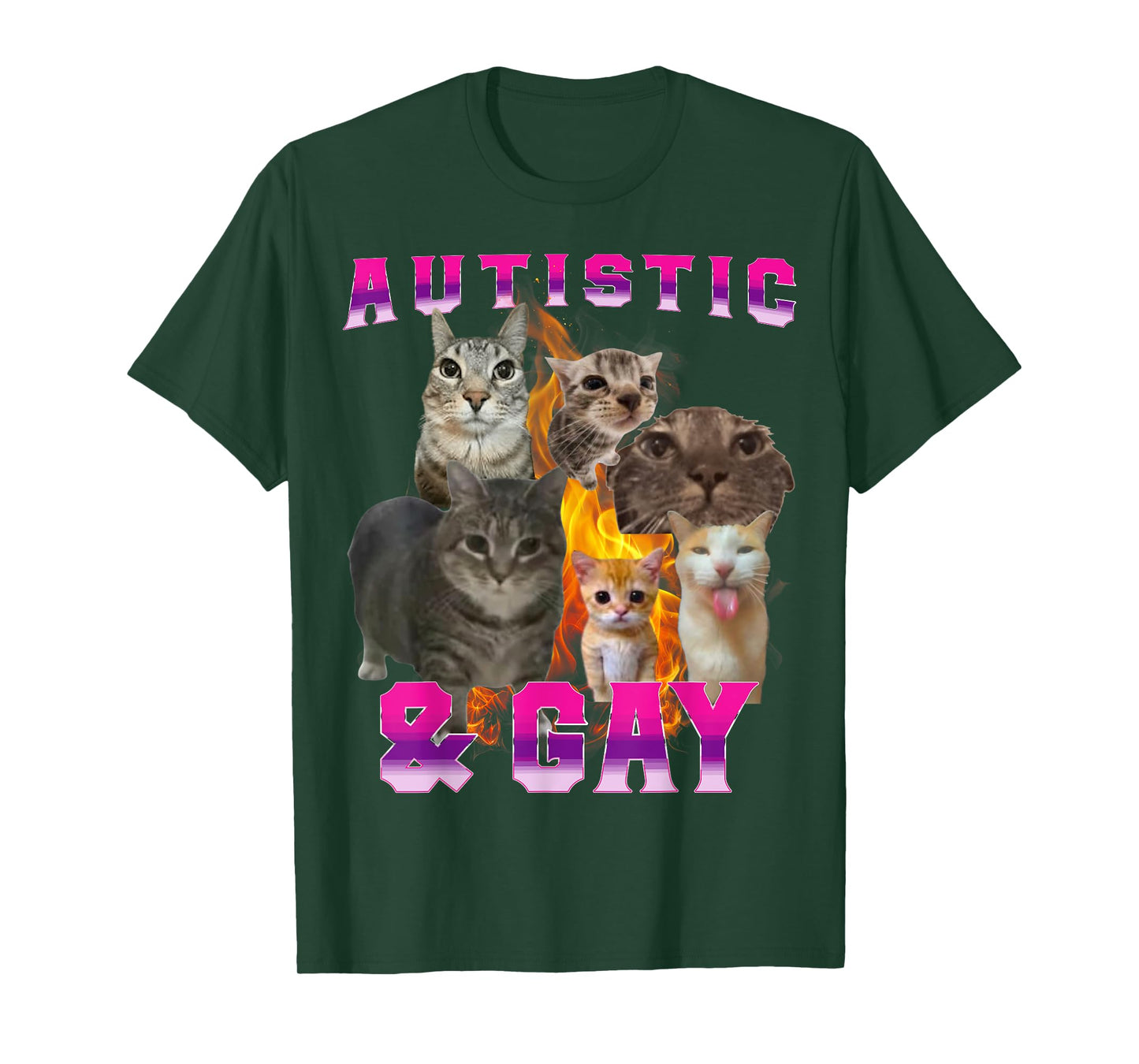 Funny Cat Meme Internet Memes Funny Memes Brainrot Brain Rot T-Shirt for Men Women