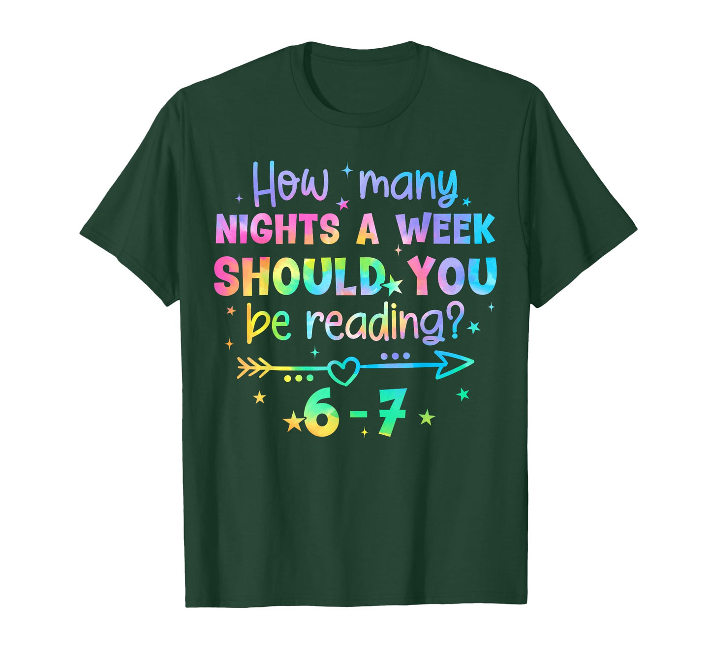 Funny Reading 67 Teacher Six Seven Reading 6 7 Book Lover T-Shirt
