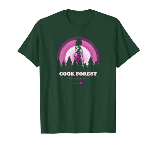Cook Forest - Fire Tower - Womens T-Shirt