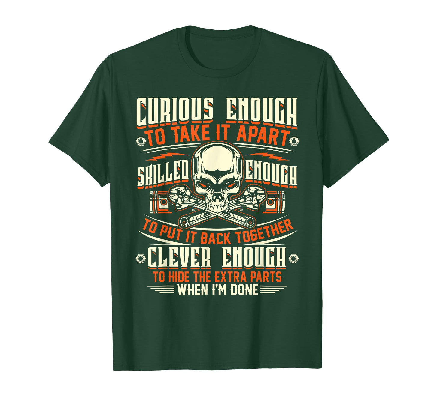 Curious Enough To Take It Apart T Shirt - Mechanic Shirt T-Shirt