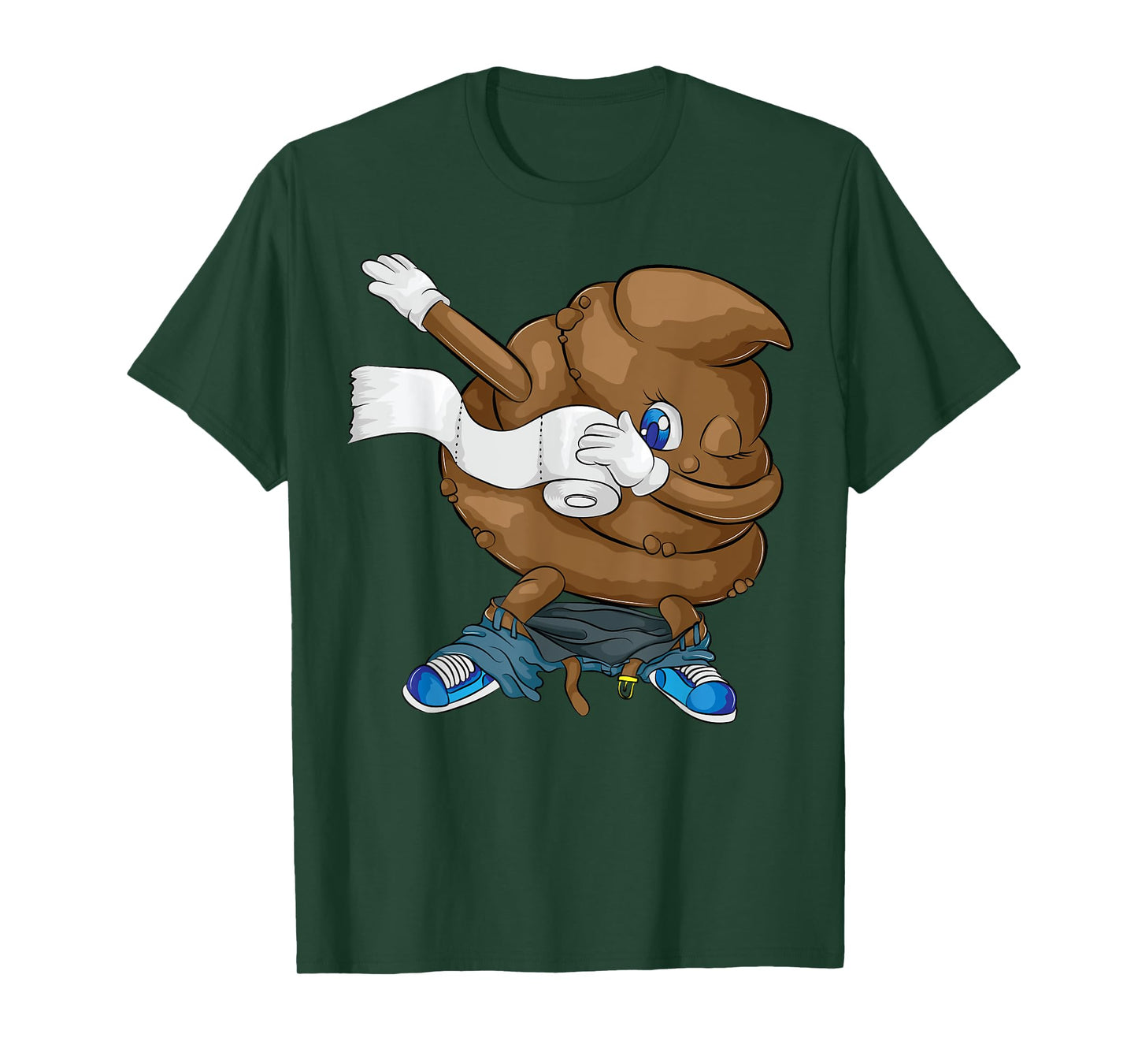 Dabbing Poop | Cool Friendly Funny Pooping Gift T-Shirt