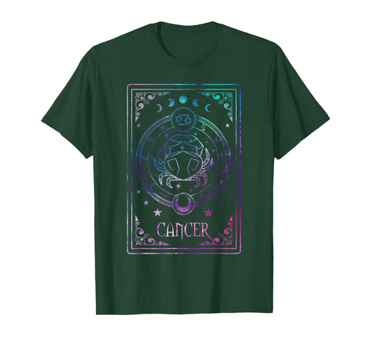 Cancer Tarot Card June July Birthday Astrology Zodiac Sign T-Shirt